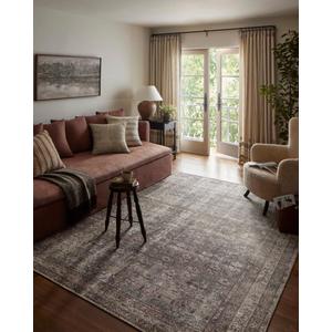 Loloi Amber Lewis Georgie Collection GER-10 Moss/Bark 7'-6" x 9'-6", .19" Pile Height, Area Rug