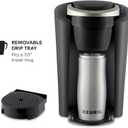 Keurig K-Compact Single-Serve K-Cup Pod Coffee Maker, with 3 Brew Sizes, Smart Start Feature, 36oz Removable Reservoir, Black