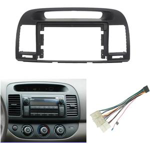 Fits for Toyota Camry 2000-2006 Black Car Radio Stereo Fascia Frame Double DIN 9 inch Dash Installation Mounting Kit