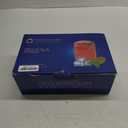 Vintage Glassware Drinking Glasses Set of 6,12 oz Hobnail Glass Cups,Embossed Clear Water Tumbler,for Beer,Cocktail,Whiskey,Juice and Various Mixed Drinks- 1 Cleaning Brush