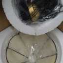 Tiffany Style Pendant Lamp 6 Inch Vintage Mini Stained Glass Green Leaves Shade E27 35 Inch High Pendant Light for Bedroom Living Room 110V-240V