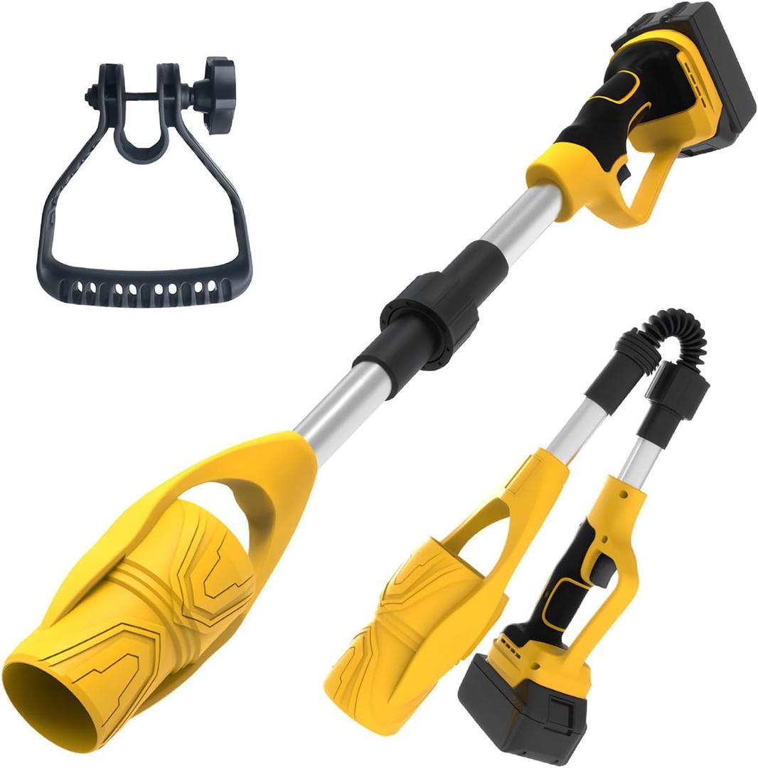 Leaf Blower Cordless, Electric Cordless Leaf Blower w/2 X 3.0Ah Batteries Charger, Infinitely Variable Speed, 580CFM/160MPH Lightweight Leaf Blowers for Patio Cleaning, Lawn Care, Yard, Garage