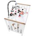 teytoy My First Baby Crib Mobile, Black and White Baby Mobile for Crib, High Contrast Mobile Toy for Newborn Infants Boys and Girls