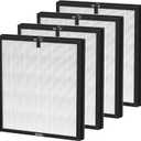 AP303/AP304 Replacement Filter Compatible with DAYETTE & FRESHDEW AP303/AP304, 3-in-1 Filtration System Filters with Activated Carbon for Dust, Pet Dander (Original Filter)