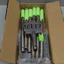 TOOGE Pooper Scooper, Dog Pooper Scooper Long Handle Stainless Metal Tray and Rake for Medium Small Dogs Heavy Duty Pet Supplies to Use for Grass, Dirt or Gravel