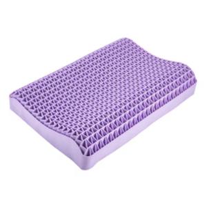 TPE Without Pressing Pillow Gel Relieved Skin -Friendly Grid Core Pillow Core Pillow Silicone Bonding Cervical Spine Pillow Deep Sleep Pillow(A)