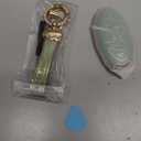 PIFOOG Key Fob Cover fit for Hyundai 2025 2024 Elantra Tucson Kona Santa Fe Sonata Ioniq 6 Green 5 Button Car Keys Case Shell Accessories Bling Keychain Full Covers Protector Girly Women TPU