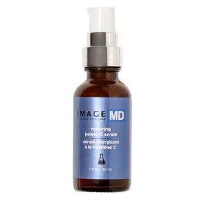 IMAGE Skincare, IMAGE MD Restoring Power-C Serum, 20% Vitamin C, Ferulic Acid Facial Serum to Reduce Pigmentation, Firm, Brighten Skin