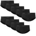 Hanes Pack, Cool & Breathable Cotton, Moisture-Wicking Underwear, Men's Briefs Set of 9 Size, L