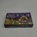 Nativity Advent Calendar 2025 Kids-24 Days of Nativity Scene Christmas Countdown Calendar with Led Light Christian Religious Gifts for Kids Boys Girls