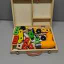 KIDWILL Kids Tool Set with Electric Drill & DIY Stickers, Toddler Tool Set for Kids Ages 3-5 Year Old Boys Girls, Pretend Play STEM Montessori Educational Construction Toys