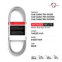 MightyRugged 954-04329A Deck Belt for Cub Cadet ZT1 - Belt Length 148 1/4" - Heavy-Duty, Aramid Cord Drive Belt 954-04329 754-04329 754-04329A for Cub Cadet ZT1 RZT-L54 54 inch Deck Drive Belt