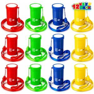 ArtCreativity 3 Inch Mini Air Horns - Pack of 12 - Noisemakers for Sporting Events, Parties, Celebrations, Fun Birthday Party Favors and Goodie Bag Fillers for Kids and Adults