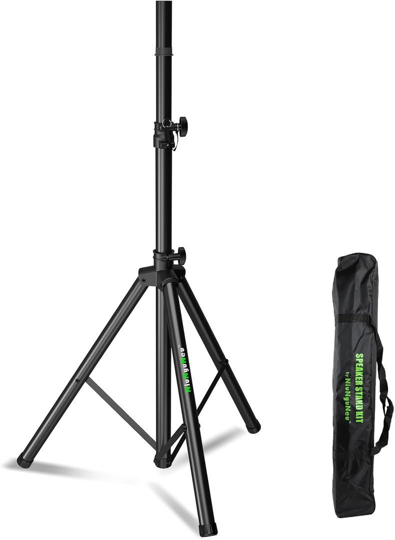 Speaker Tripod Stand 43.7"-70.8" Fits PA DJ with a Carry Bag