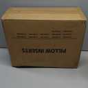 puredown Euro Pillow Inserts 26 x 26 (Pack of 2, White), Down Feather Pillow Stuffer, Premium White Pillows for Bed, Couch, and Cushion