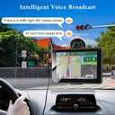 2026 Upgraded GPS Navigation for car,Truck GPS Commercial Drivers,16G 7" Pre-Installed North/South America Map,Voice Turn Direction Guidance,Free Lifetime Map Update,Custom Truck Routing