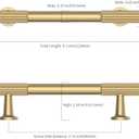 Asidrama 10 Pack 3.75 Inch(96mm) Champagne Bronze Cabinet pulls Kitchen Cabinet Handles, Cabinet Pulls Kitchen Cabinet Hardware for Cupboard Drawer Pulls