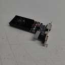 Computer Graphics Card, 1GB 64bit GDDR3 589MHz 1000MHz PCIE 2.0 Gaming Graphics Cards, with HD MI,DVI,VGA Interface, Single Cooling Fan, for DirectX10.1