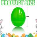 300 Pcs Plastic Easter Eggs Bulk Mega Pack (2.3") - Fillable Empty Easter Eggs with 6 Golden Eggs, 6 Bright Colors - Giant Easter Egg Hunt Event Supplies, Church & School Party Favors