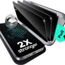 ESR 3 Pack for iPhone 15 Pro Max Privacy Screen Protector, Military Grade Shatterproof, 9H Hardness, Anti-spy Tempered Glass with UltraFit Tray