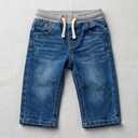Cat&Jack Toddler Boys Straight Leg Adjustable Waist Dark Wash Jeans 12M