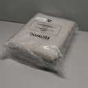 Rinwoc 100% Blackout Curtains 84 Inch Length 2 Panels Set for Living Room/ Bedroom, Back Tab Linen Textured Light Blocking Room Darkening Energy Saving Thermal Insulated Drapes (W52xL84, Brown)