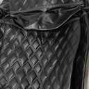 Golf Cart Seat Covers Front and Rear Waterproof and Sun Resistant Marine Grade Vinyl Leather Seat Cover Accessories for EZGO TXT 1994-2013, Black(4PCS) (For EZGO TXT 1994-2013 Front and Rear Seat)