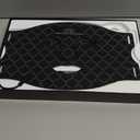 LED Red Light Photon Facial & Neck Mask with Remote Control, 7 Custom Modes with Infrared, Portable & Rechargeable with Timer for Home Use, 850nm Infrared & Red Light Masks, Black