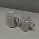 Accmor 2 Pack Powdered Sugar Shaker Duster, Cinnamon Shaker Flour Sifter, Fine Mesh Stainless Steel Dredge for Baking Soda Flour Cinnamon Cocoa (Small-7 oz)