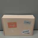 LONAI Curly Wig with Bangs for Women Long 23Inch Chocolate Brown Kinky Wigs with Wispy Bangs WIG006 Curly Gorgeous Shag Synthetic Wig for Daily Use Party Cosplay-Chocolate Brown