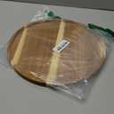 11.5 Inches Candle Holder Tray Home Decor, Round Wood Tray for Coffee Table, Small Wooden Serving Decorative Trays for Home