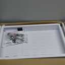 2 Pack Pull Out Cabinet Organizer Expandable Width(11"-16") and Depth(17"-24"),Slide Out Drawers with Raising Pad for Framed Cabinets,No Drill Roll Out Shelves for Kitchen,Bathroom,White