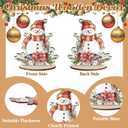 15 Pcs Wooden Centerpieces for Tables Winter Table Decor Santa Snowman Elk Gnome Xmas Tree Rustic Wooden Table Signs Tabletop Centerpieces for Christmas Winter Holiday