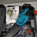 Electric Hand Saw for Pruning Small Trees, Brushless 8 inch & 6 inch Portable Mini Chainsaw with 2 Rechargeable Batteries, 1000W Handheld Chain Saw for Wood Cutting, Gardening Gifts for Men Dad (Blue)