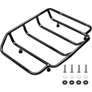 MoKitDora Tour Pack Luggage Rack Trunk Top Rack Compatible with Harley 1984-up Touring CVO Street Electra Road Glide King Ultra Limited, Black