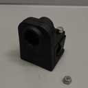 Scotty Rail Mounting Adapter 7/8in Round Rail, Black, 287