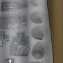 Brajttt Glass Bud Vase Set of 32 pcs,Bud Vases in Bulk,Small Vases for Centerpieces, Mini Flower Vase Bulk for Rustic Wedding Home Table Decorations (Clear)