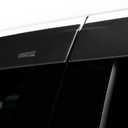 Husky Liners Low Profile Ventvisor Rain Guards | Fits 2009-2024 Dodge Ram 1500 (19-24 Classic Body) Crew CAB; 2010-2025 Ram 2500/3500, Crew CAB ONLY | Front & Rear, Matte Black, 4-pcs. | 2867004