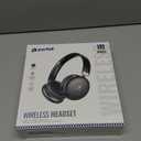 M2 Black Wireless Over The Ear Headphones with Deep bass, Head Mounted Bluetooth Earphones Foldable and Noise Cancelling Stereo Sports Earphones, Suitable for Smartphones, Tablets