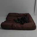 Veehoo Cooling Elevated Dog Bed Add Removable Waterproof Bolster Cushion Mat, Raised Pet Cot with Breathable Teslin Mesh, No-Slip Feet, Dog Sofa Bed for Indoor Outdoor, Medium, Brown CWC2331B (32.0"L x 25.0"W x 7.0"Th)
