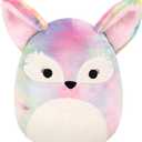 Squishmallows Original 8in Paulette The Rainbow Tie-Dye Fennec Fox  Official Jazwares Plush (Little)