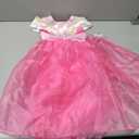 Luzlen Girls Princess Costume Pink Dress Up Outfit for Halloween Cosplay Carnival Party, 2-3 Years(100)