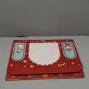 WESTERN HOME Christmas Cardboard Cat House, Indoor Cat Scratcher House (16.5''x12''x15''), Christmas Cats Cardboard Playhouse Hideaway for Small Animals