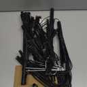 4.9 FT Christmas Outdoor Artificial Tree with Lights - 216 LED Pre Lit Christmas Decoration Tree Lights with Timer,Includes 27 LED Flashing Bulb,for Holiday Displays (Warm White)