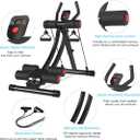 AB Workout Equipment, Home Gym Ab Machine for Abdominal Exercise and Strength Training, Height Adjustable Fitness Equipment