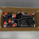 2000LBS Heavy Duty Furniture Dolly & Mover - 6.4" Carbon Steel Panel with 5X 360 Wheels, Non-Slip Sliders & Lifter for Sofa, Piano, Appliances (Red)