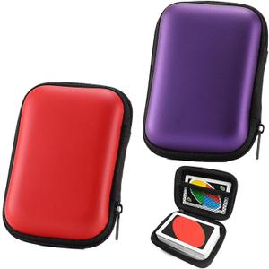 2 Pcs Card Game Case for Uno Splash Waterproof Cards Playing Card Case for UNO Soft Cloth Playing Waterproof Card Storage for Outdoor Gaming Camping