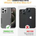 Diaclara Designed for iPhone 15 Pro Max Case, [with Privacy Screen Protector] [Anti Spy] [Military Grade Drop Protection] Heavy Duty Full-Body Shockproof Phone Case, Natural Titanium