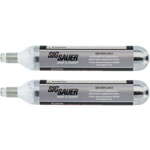 SIG SAUER Advanced Reliable Non-Refillable AC-90-2 Pellet Replacement CO2 90 Grams Airgun Cartridge, Pack of 2