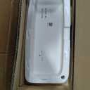 TOTO Drake Two-Piece Elongated 1.28 GPF TORNADO FLUSH Toilet with CEFIONTECT and SoftClose Seat, WASHLET+ Ready, Cotton White - MS776124CEG#01